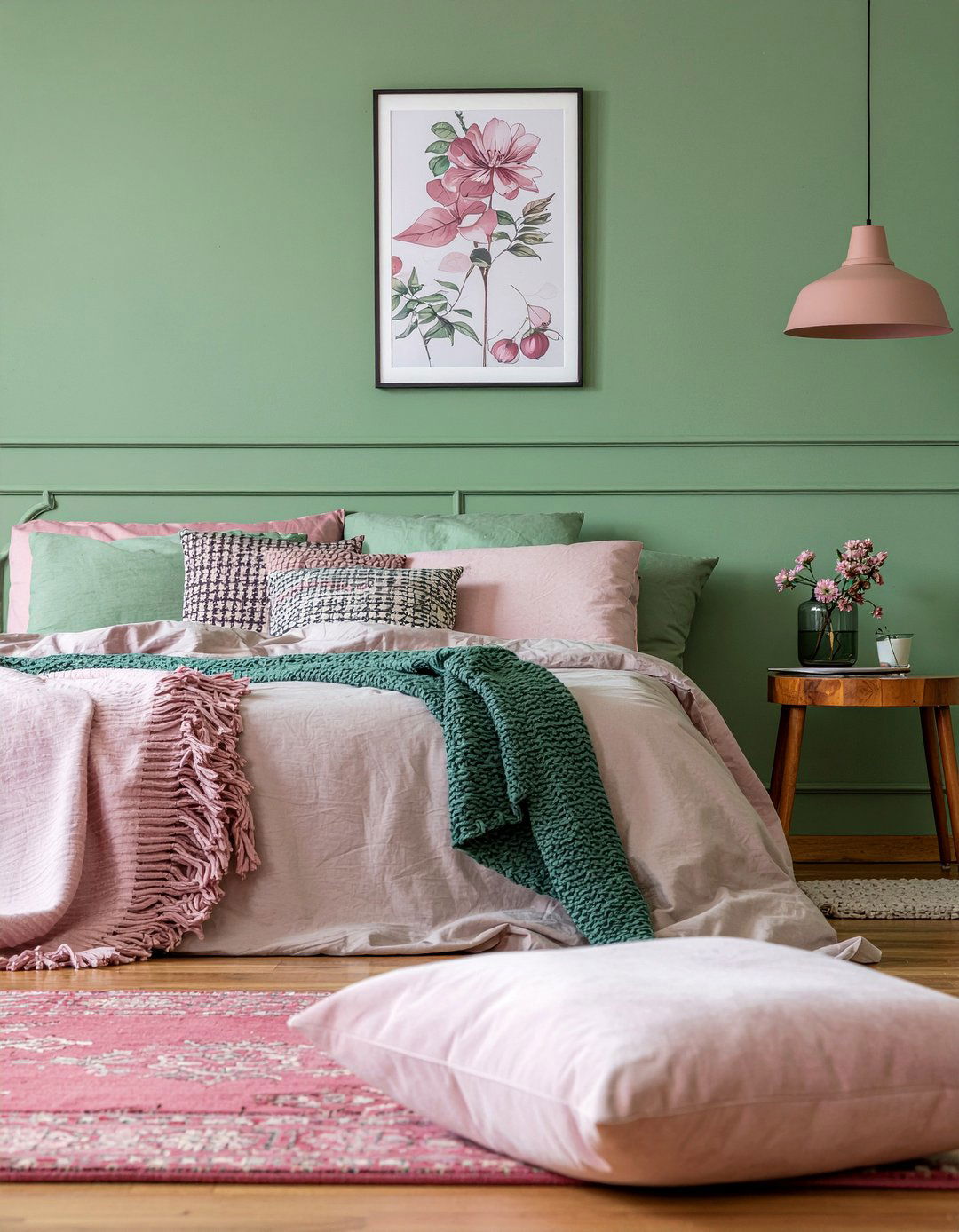 Olive Green And Pink Bedroom - 30 olive green bedroom ideas