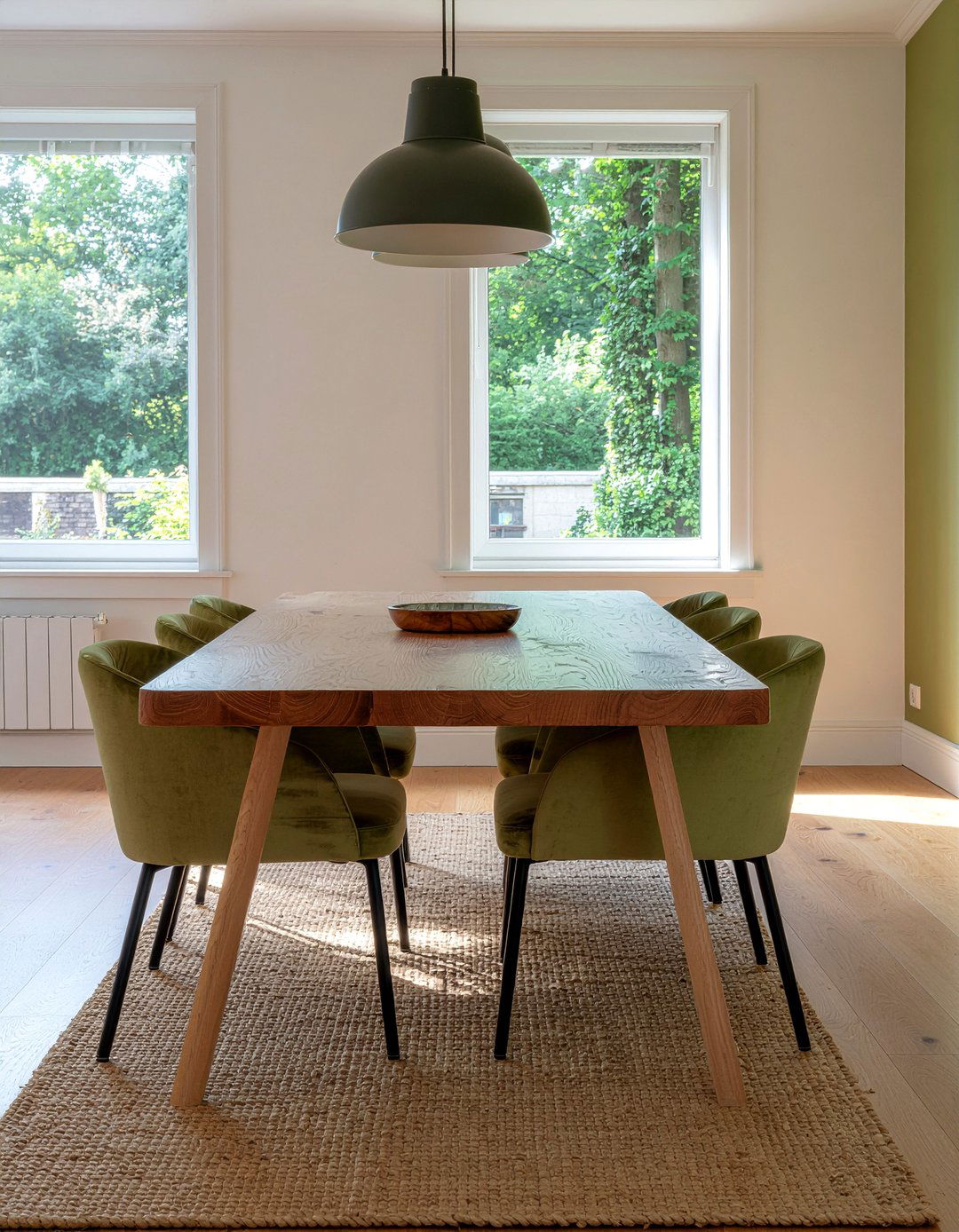 Olive Green And Wood Dining Table - 30 olive green dining room ideas