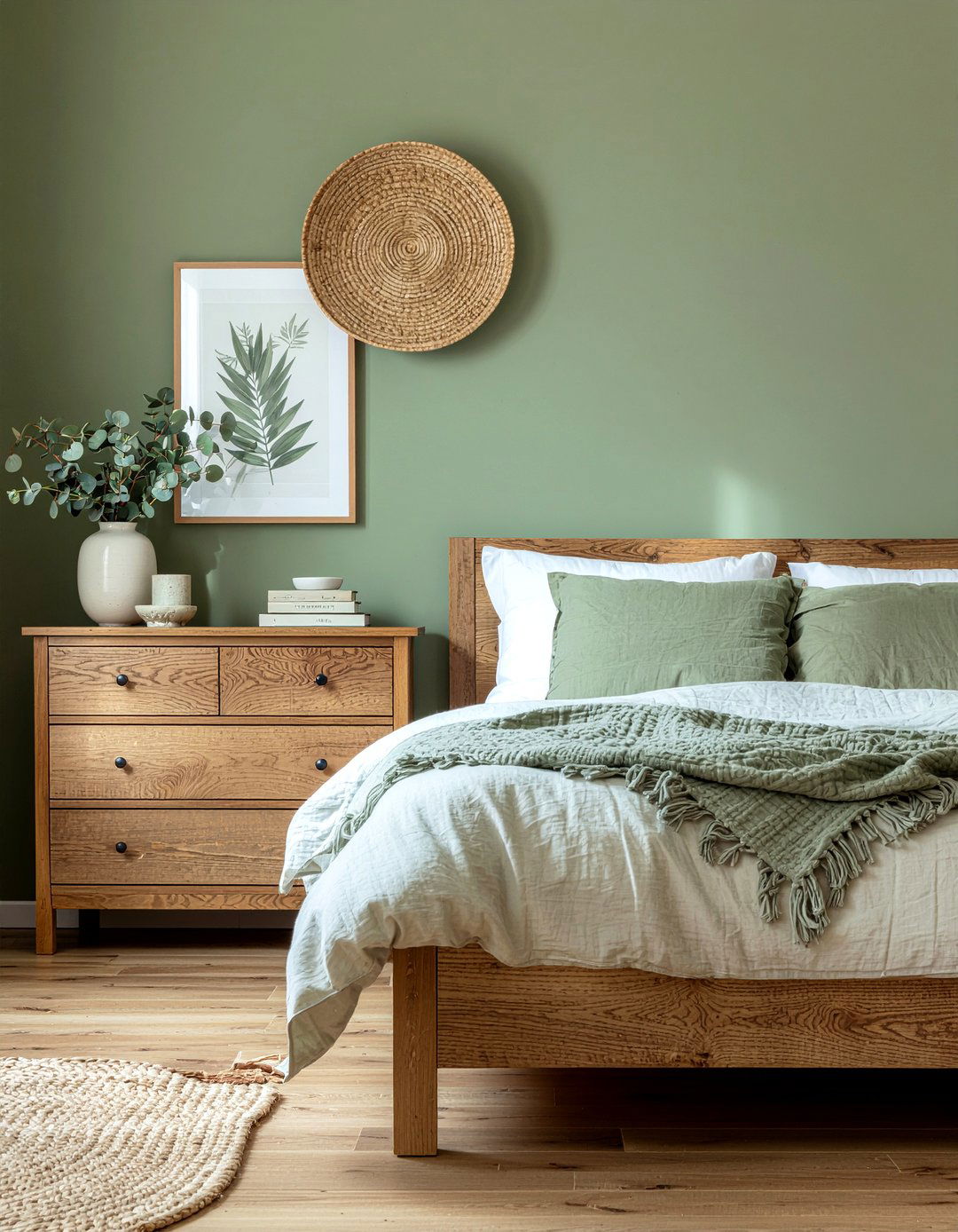 Olive Green And Wood Furniture - 30 olive green bedroom ideas