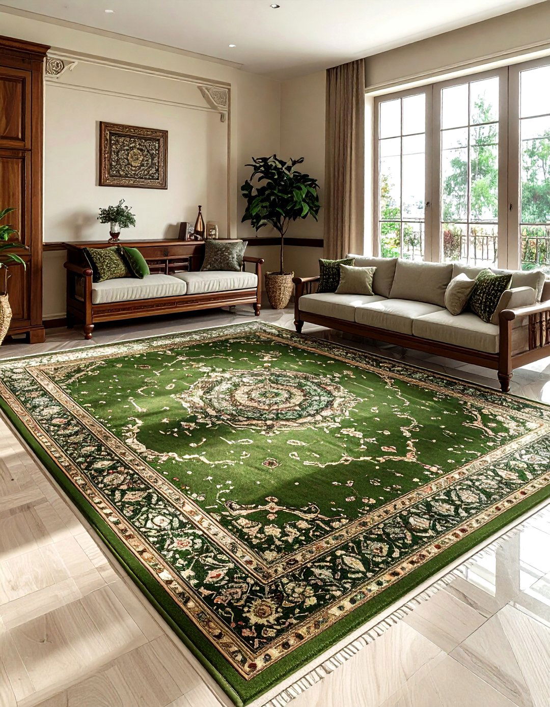Olive Green Area Rug - 30 olive green decor ideas