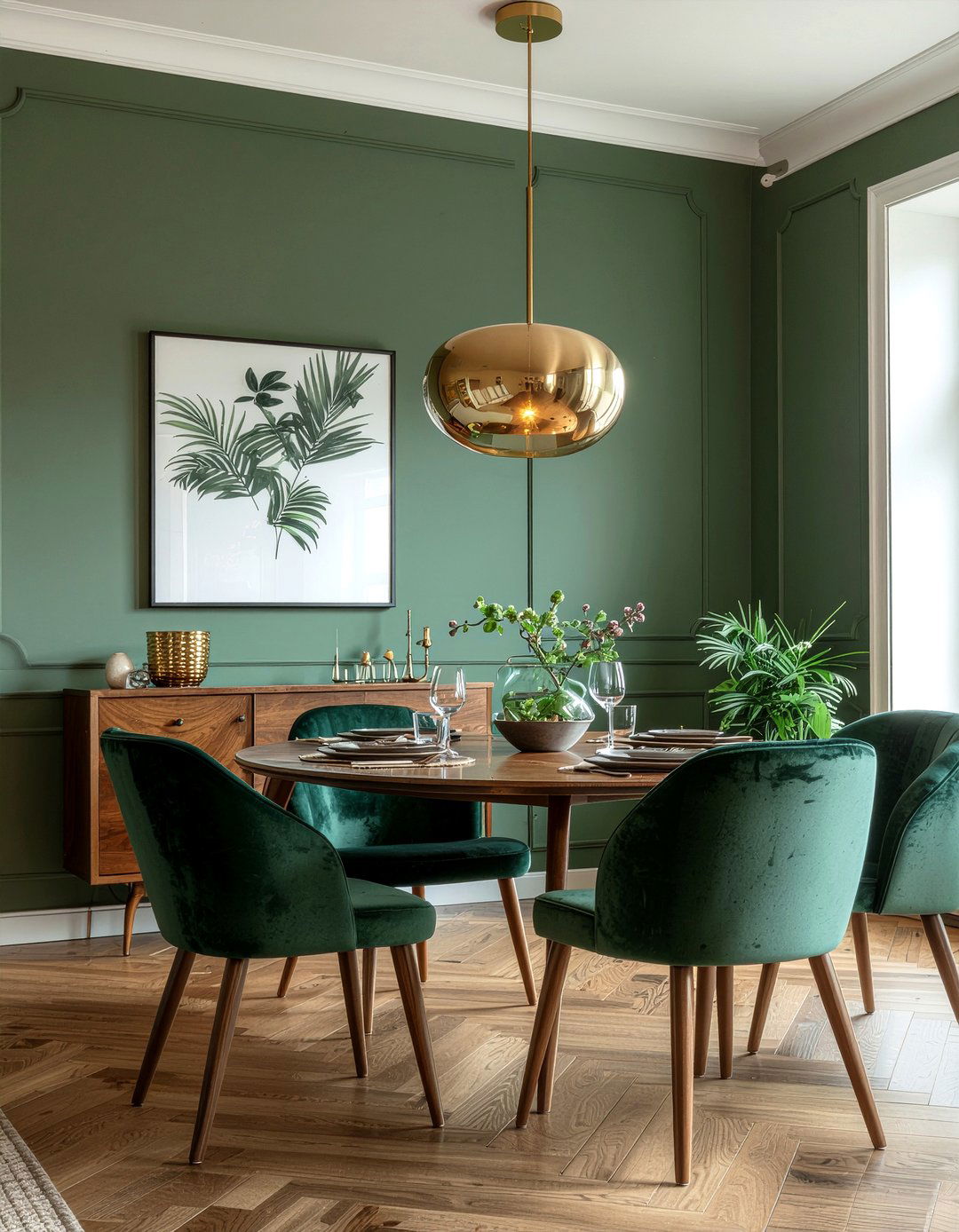 Olive Green Dining Room Lighting - 30 olive green dining room ideas