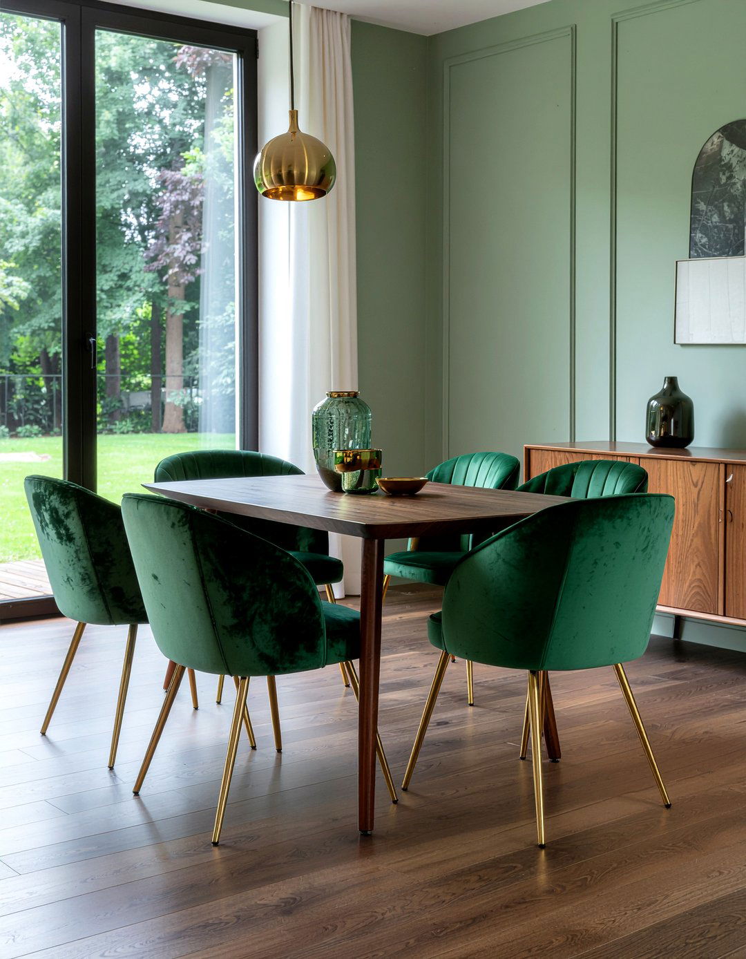 Olive Green Velvet Dining Chairs - 30 olive green dining room ideas