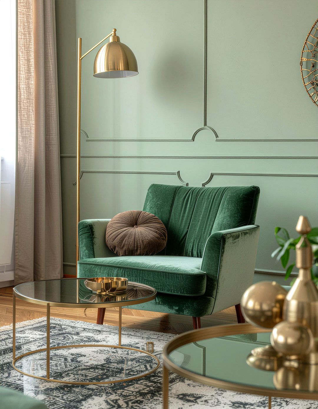 Olive Green and Gold Decor - 30 olive green living room ideas