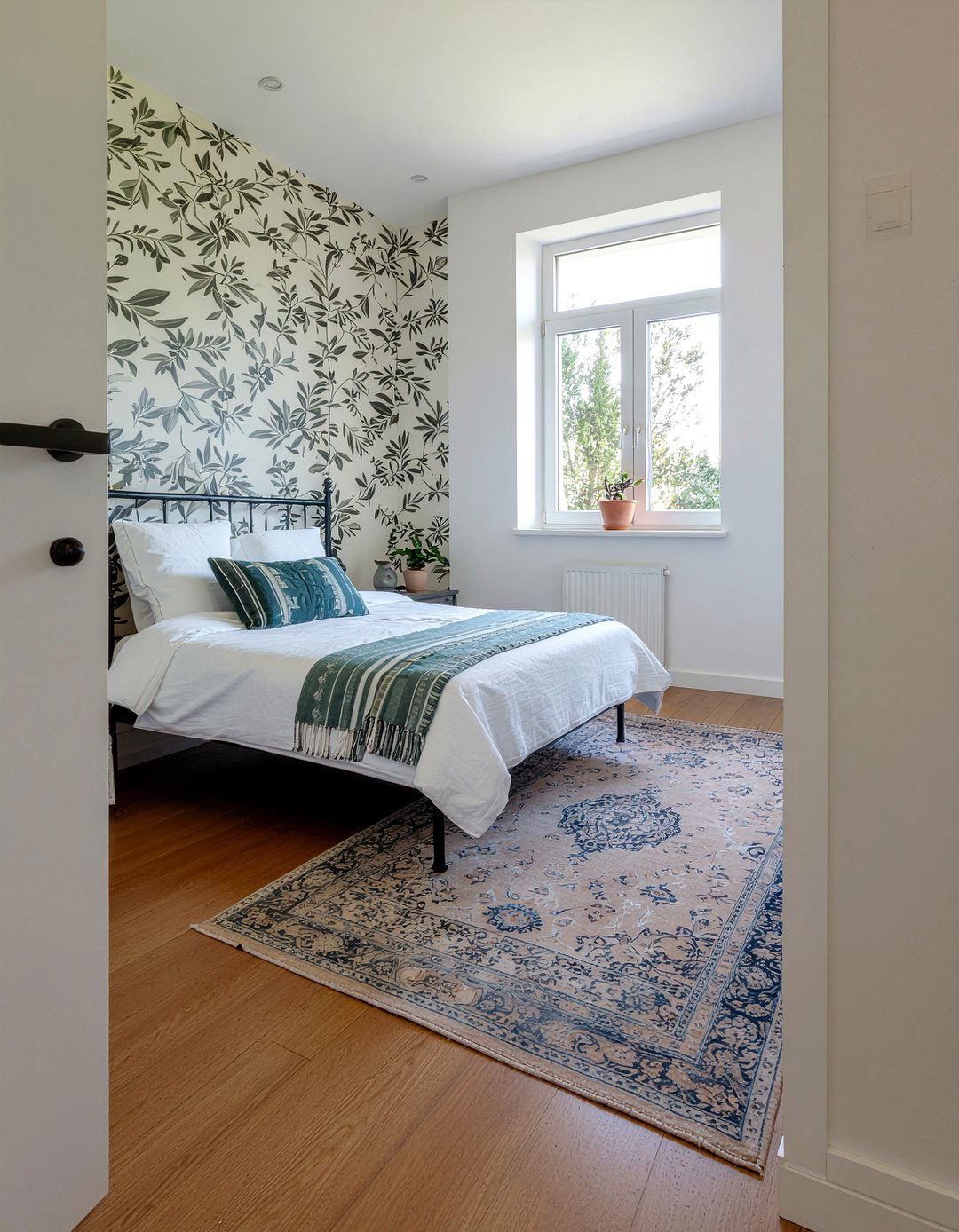 Olive branch wallpaper - 30 bedroom botanical wallpapers