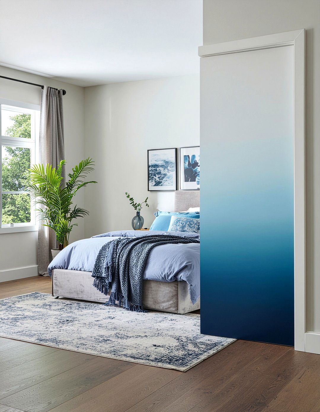 Ombre Door Panel - 30 bedroom door curtains