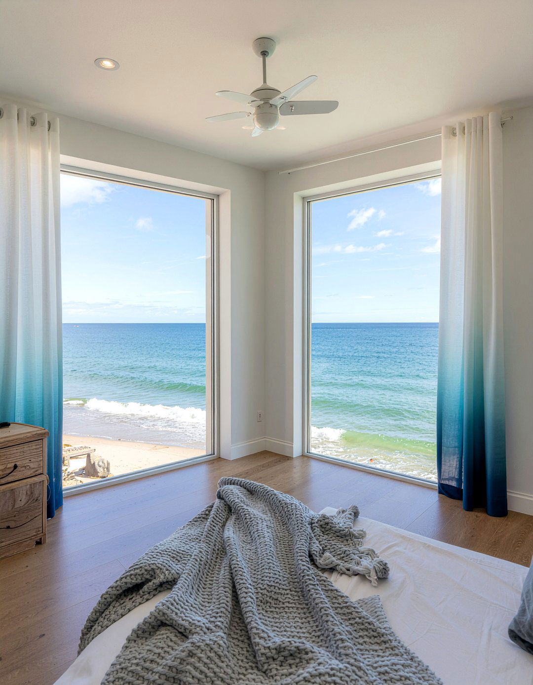 Ombre color curtains - 30 bedroom curtains