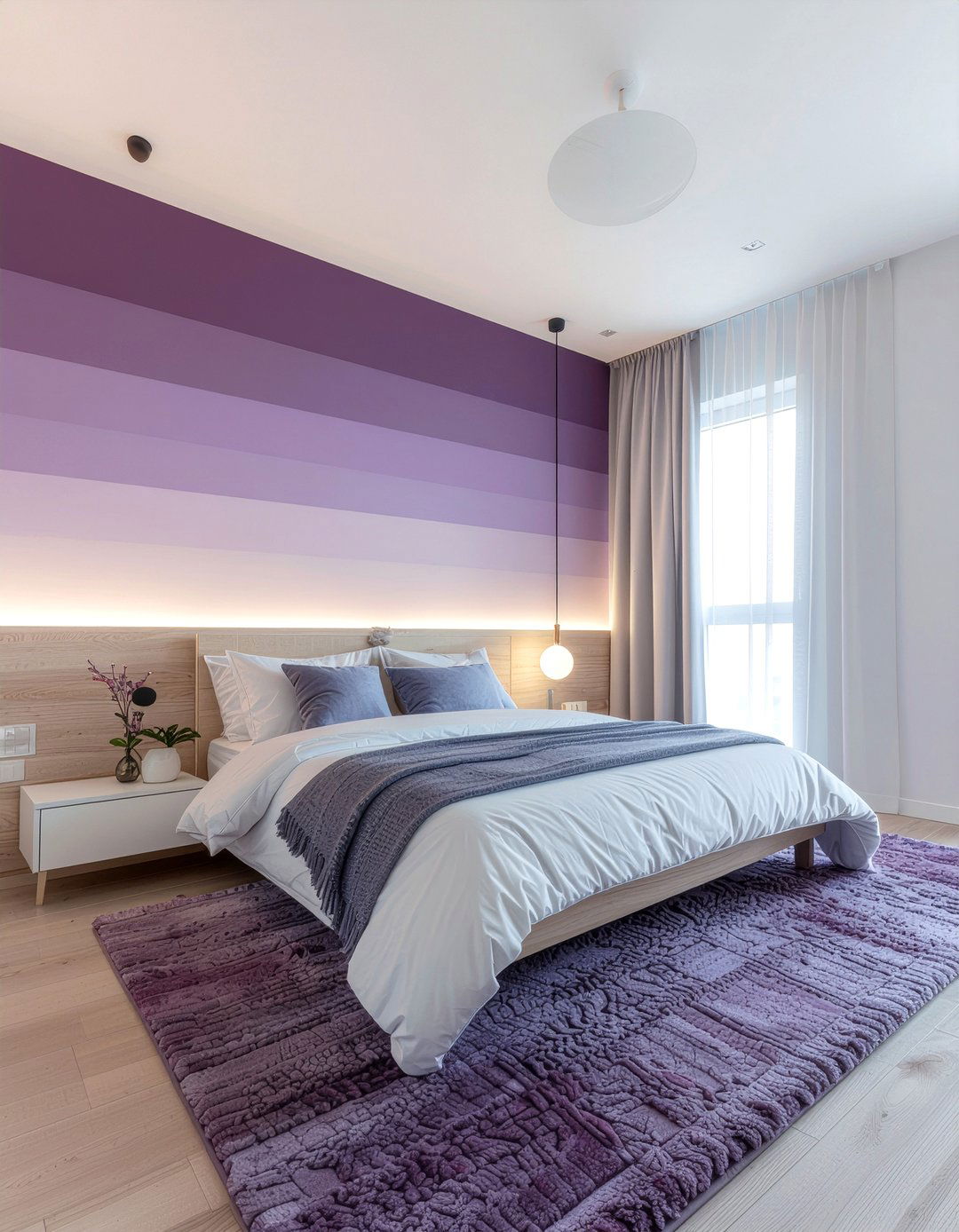 Ombre wallpaper bedroom - 30 bedroom modern wallpapers