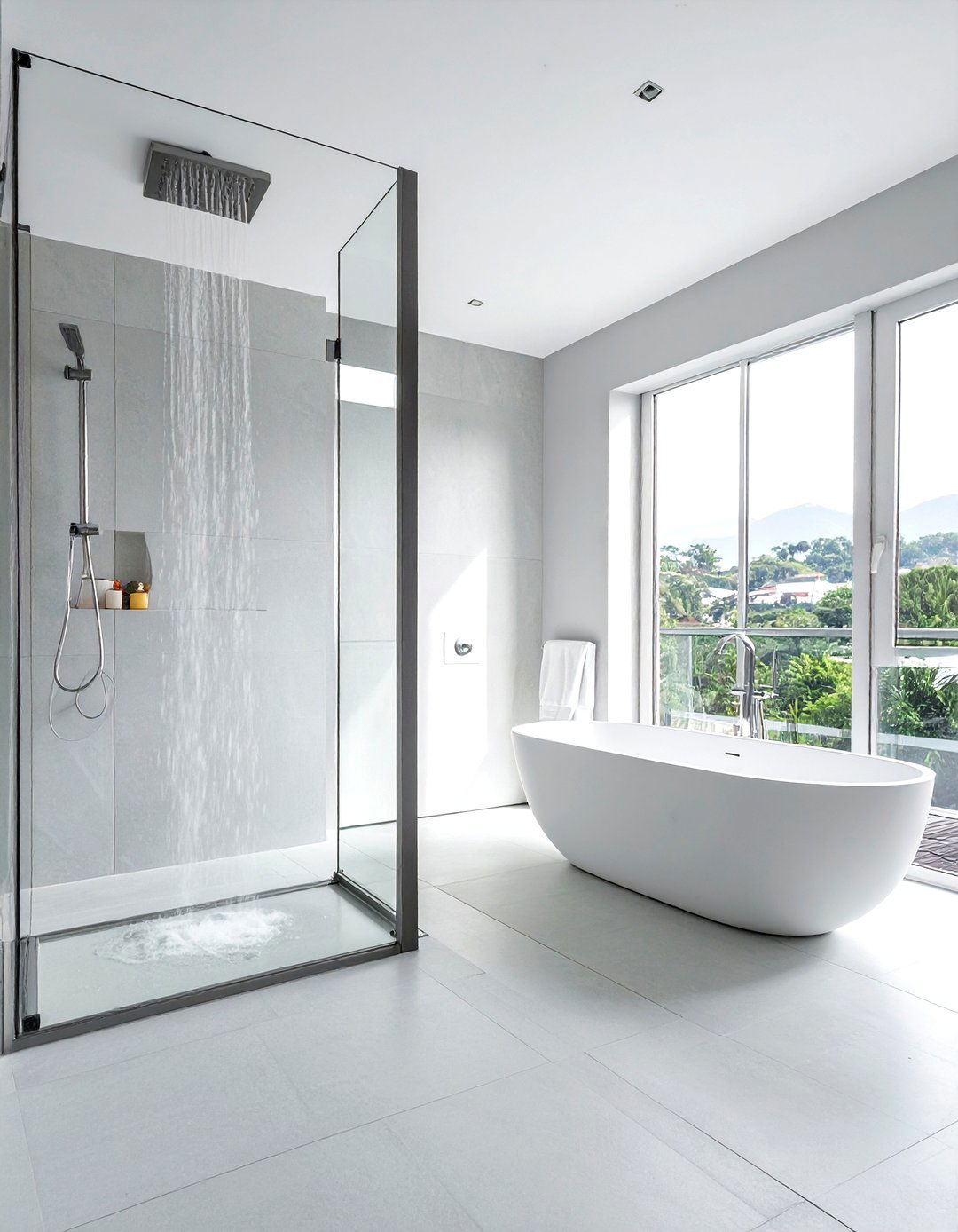 Open Air Bathroom Layout - 30 natural bathroom ideas