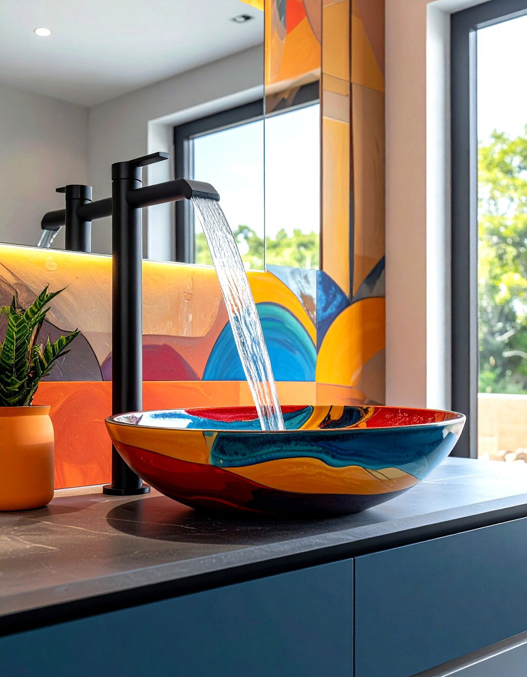 Open Channel Waterfall Faucet - 30 waterfall faucet ideas