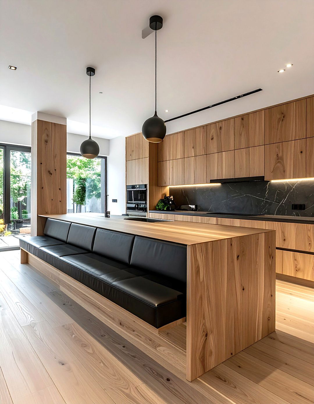 Open Concept Banquette - 30 corner banquette dining ideas