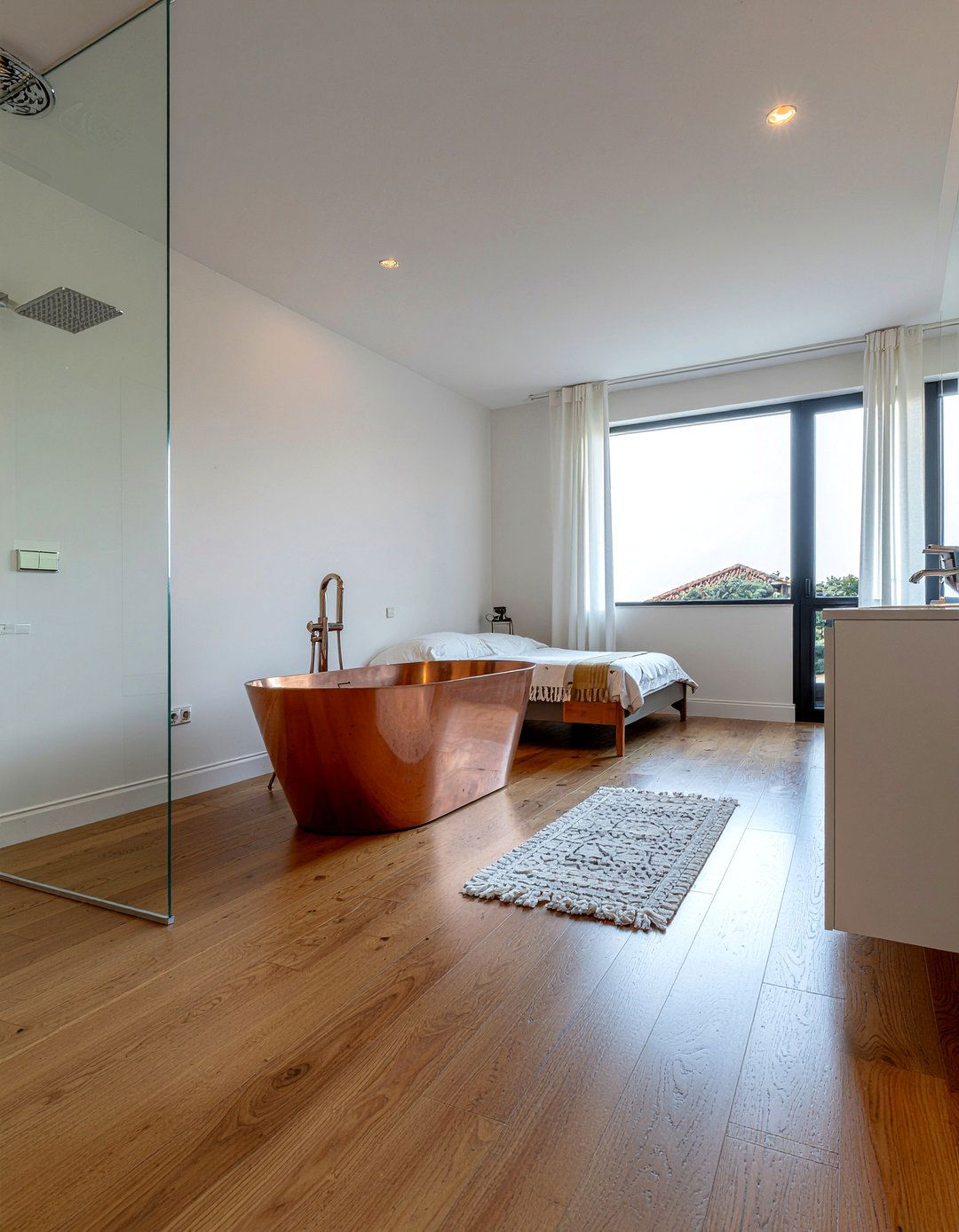 Open Concept Bathroom - 30 master bathroom layout ideas