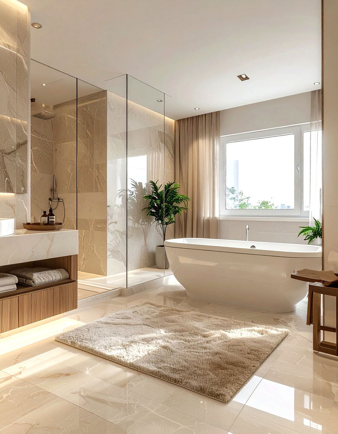 Open Concept Bathroom - 30 bathroom room settings