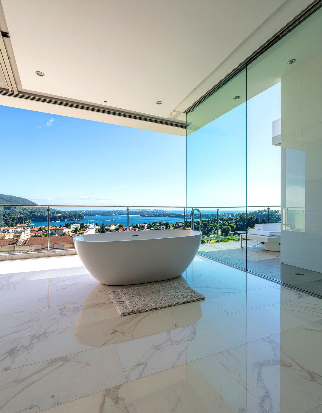 Open Concept Bedroom Bathroom - 30 penthouse bedroom ideas