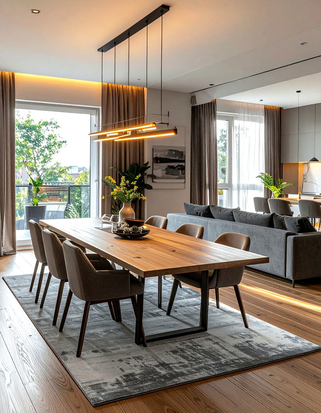 Open Concept Dining Area - 30 flexible dining room ideas