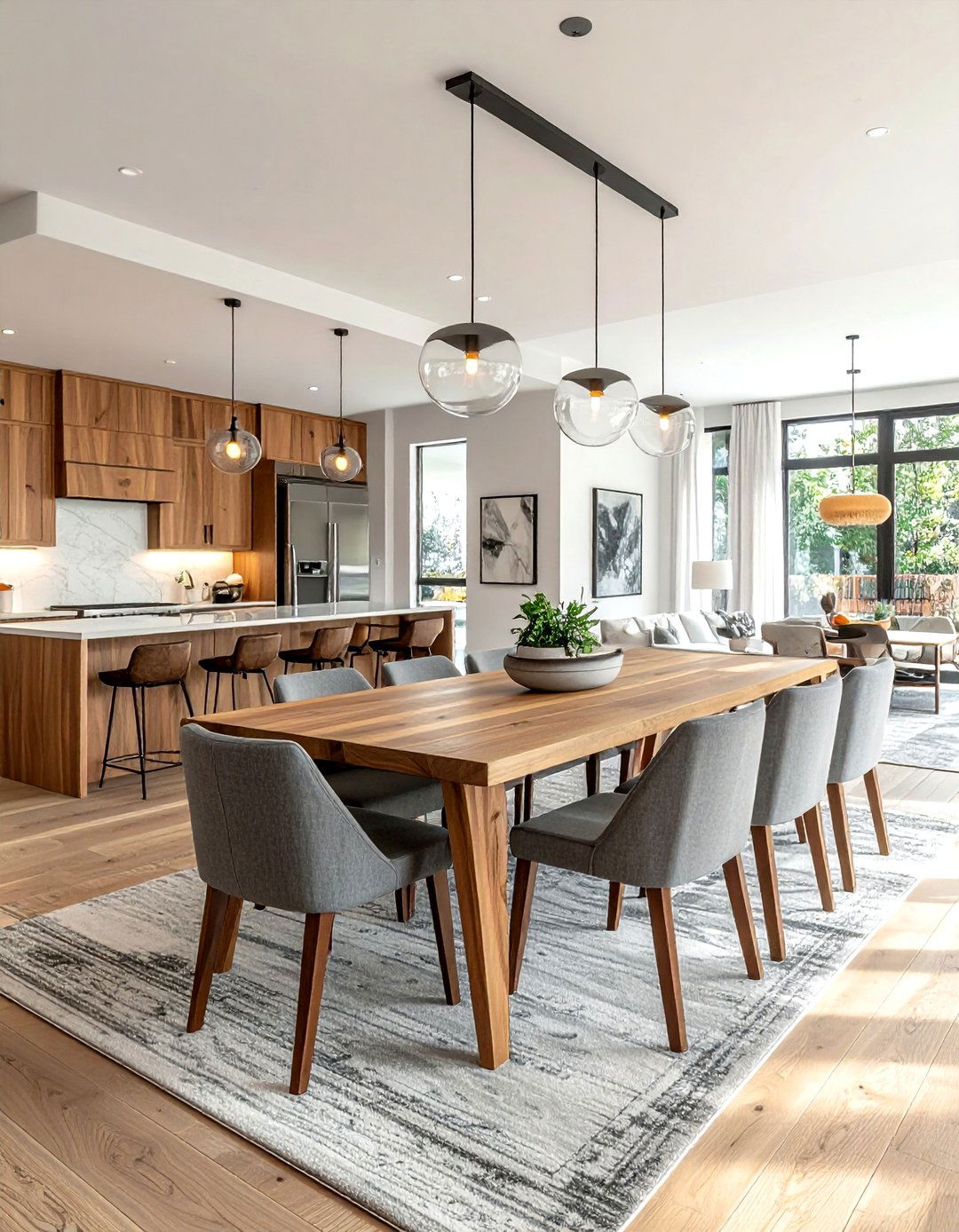 Open Concept Dining Room - 30 comfortable dining room ideas