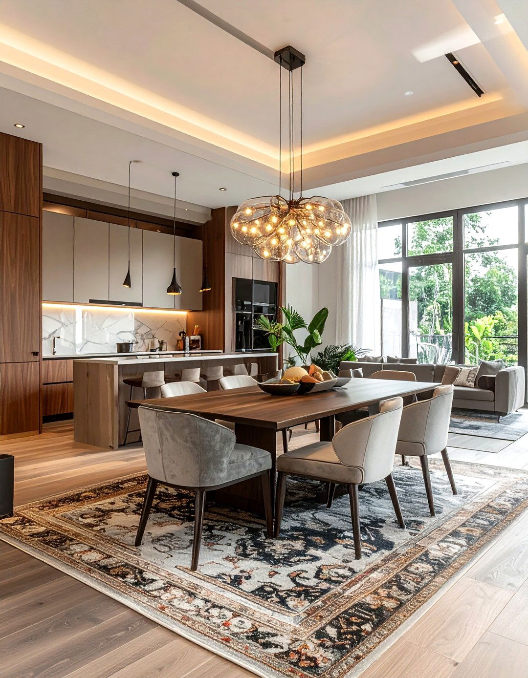 Open Concept Dining Room - 30 bespoke dining room ideas