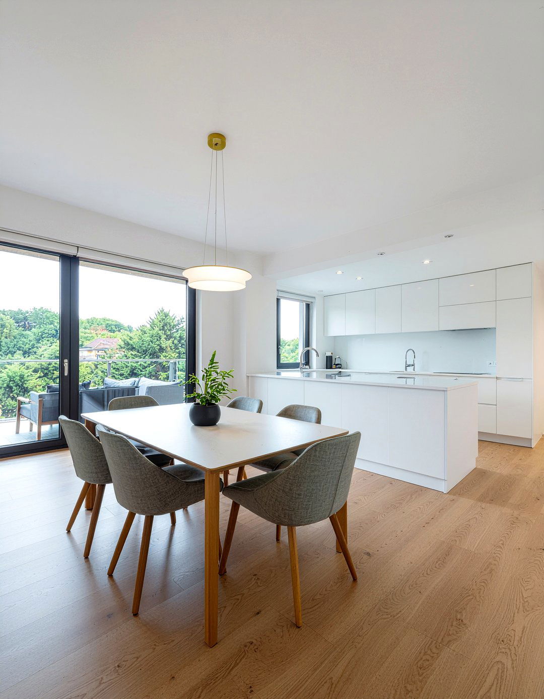 Open Concept Dining Room - 30 light dining room ideas