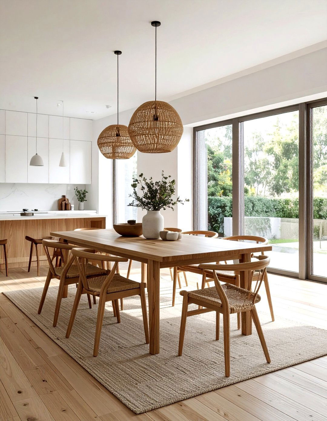 Open Concept Dining Room - 30 Scandinavian home decor ideas