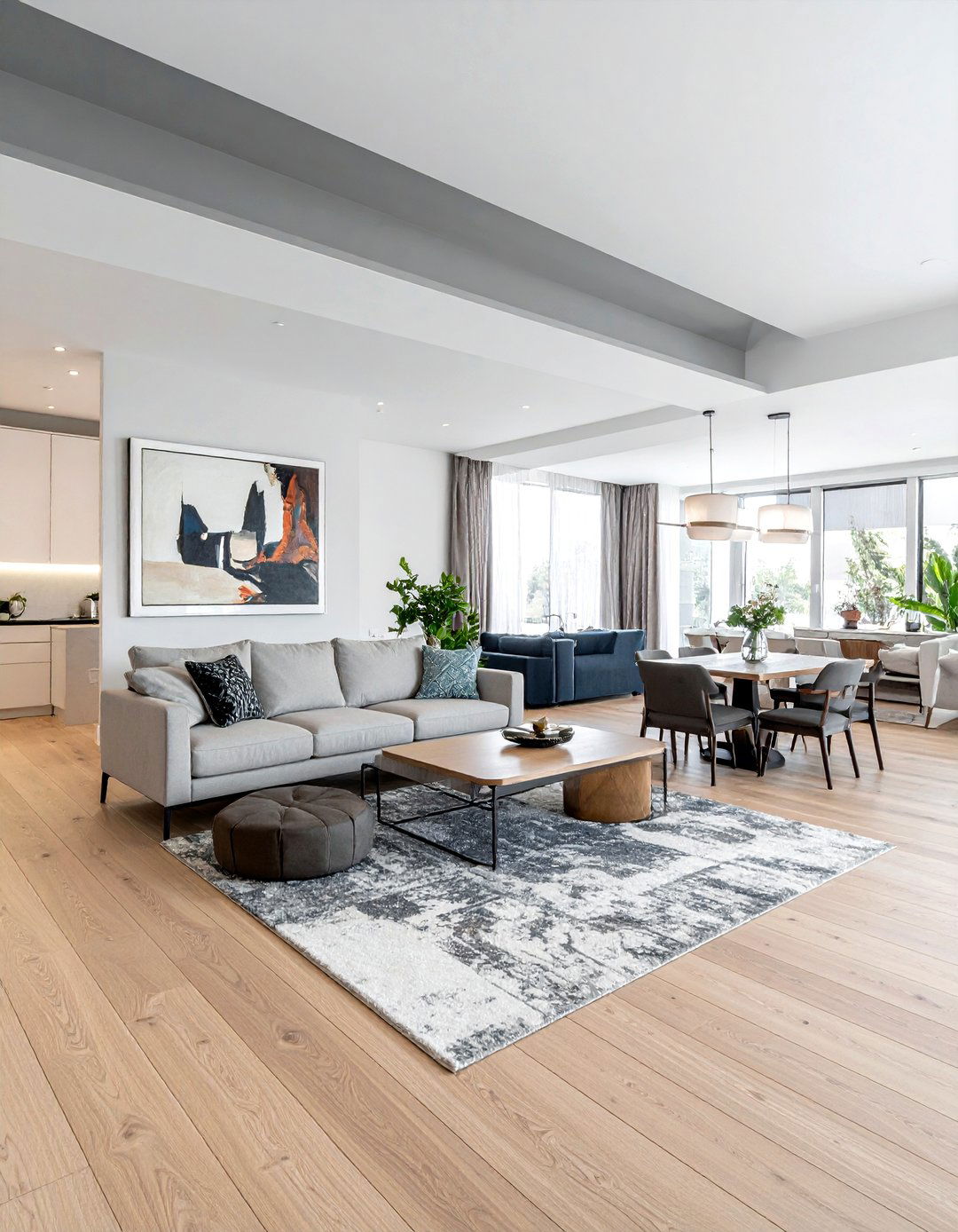 Open Concept Floor Plan - 30 model home decor ideas