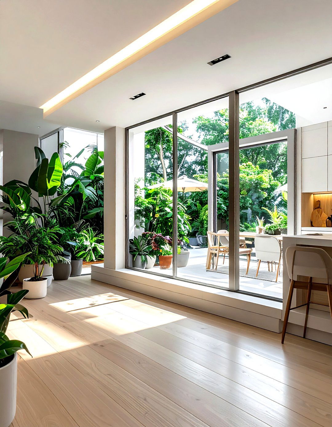 Open Concept Garden Window - 30 kitchen garden window ideas