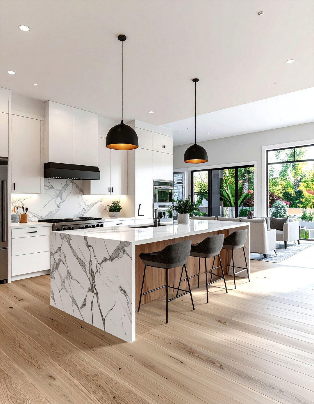 Open Concept Kitchen - 30 kitchen gut renovation ideas