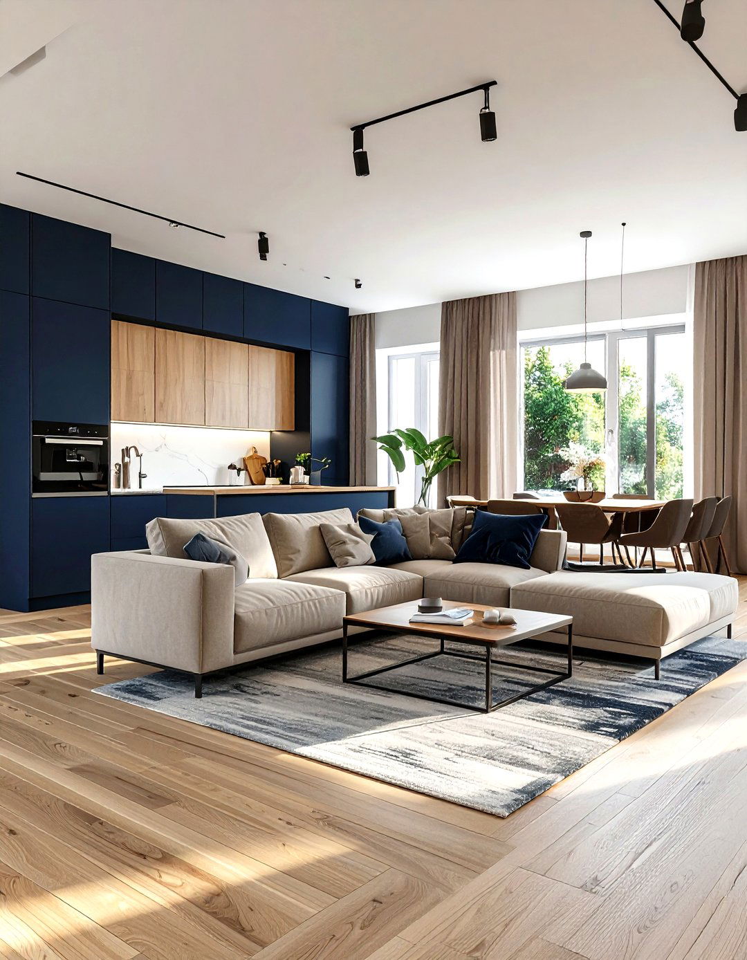 Open Concept Kitchen Living Room - 30 kitchen entertaining ideas