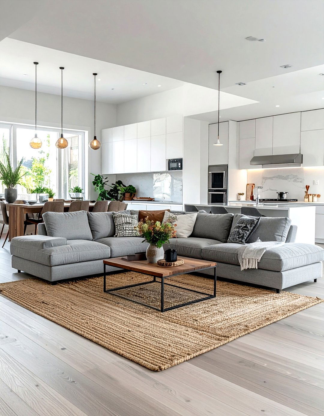 Open Concept Kitchen Living Room - 30 kitchen gathering space ideas