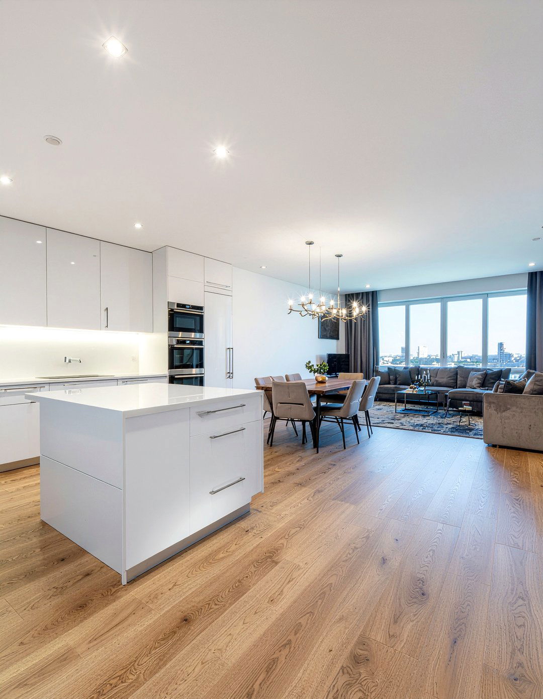 Open Concept Layout - 30 condo dining room ideas