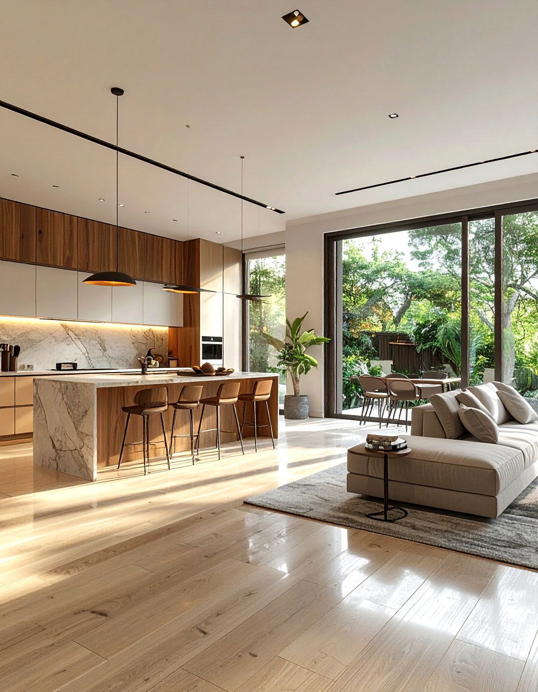 Open Concept Layout - 30 sophisticated decor ideas