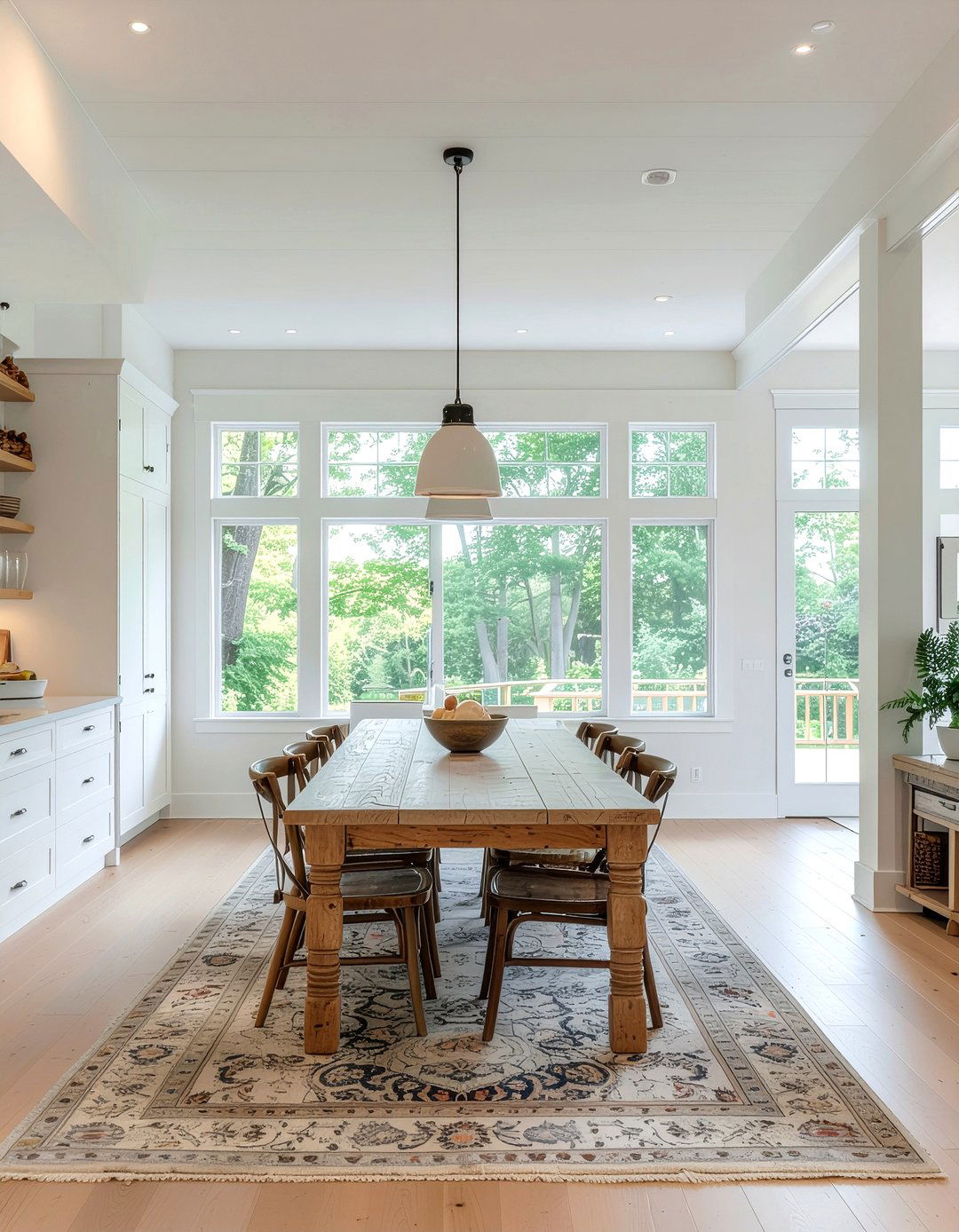 Open Concept Layout - 30 country dining room ideas