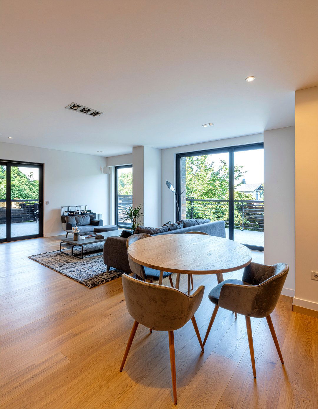 Open Concept Living And Dining - 30 narrow living room ideas