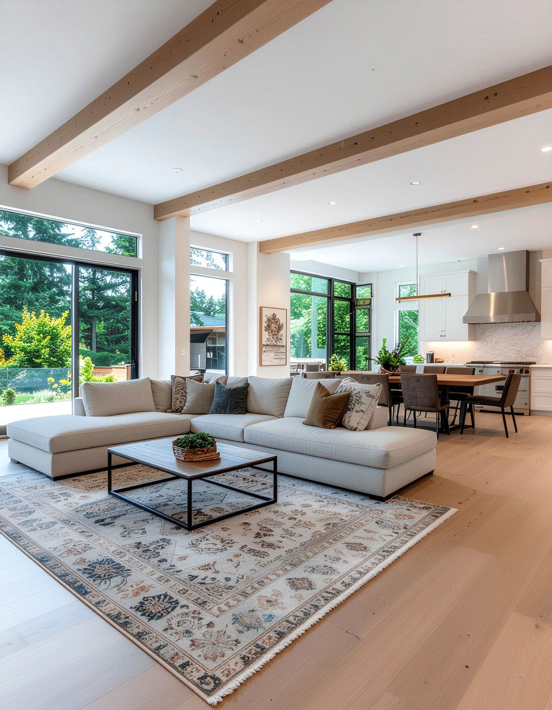 Open Concept Living Room - 30 family home decor ideas