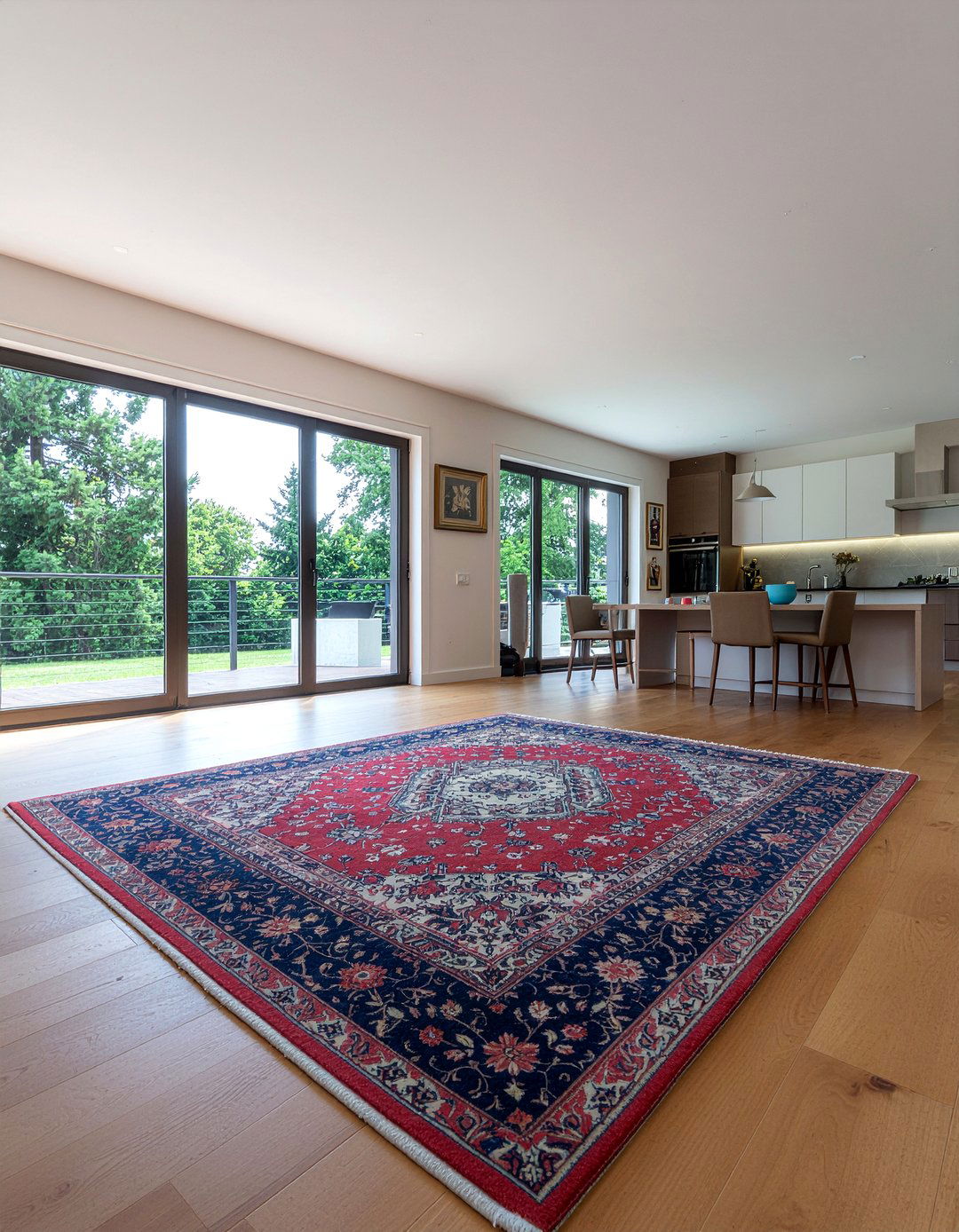 Open Concept Living Room Rug - 30 living room rug size guide