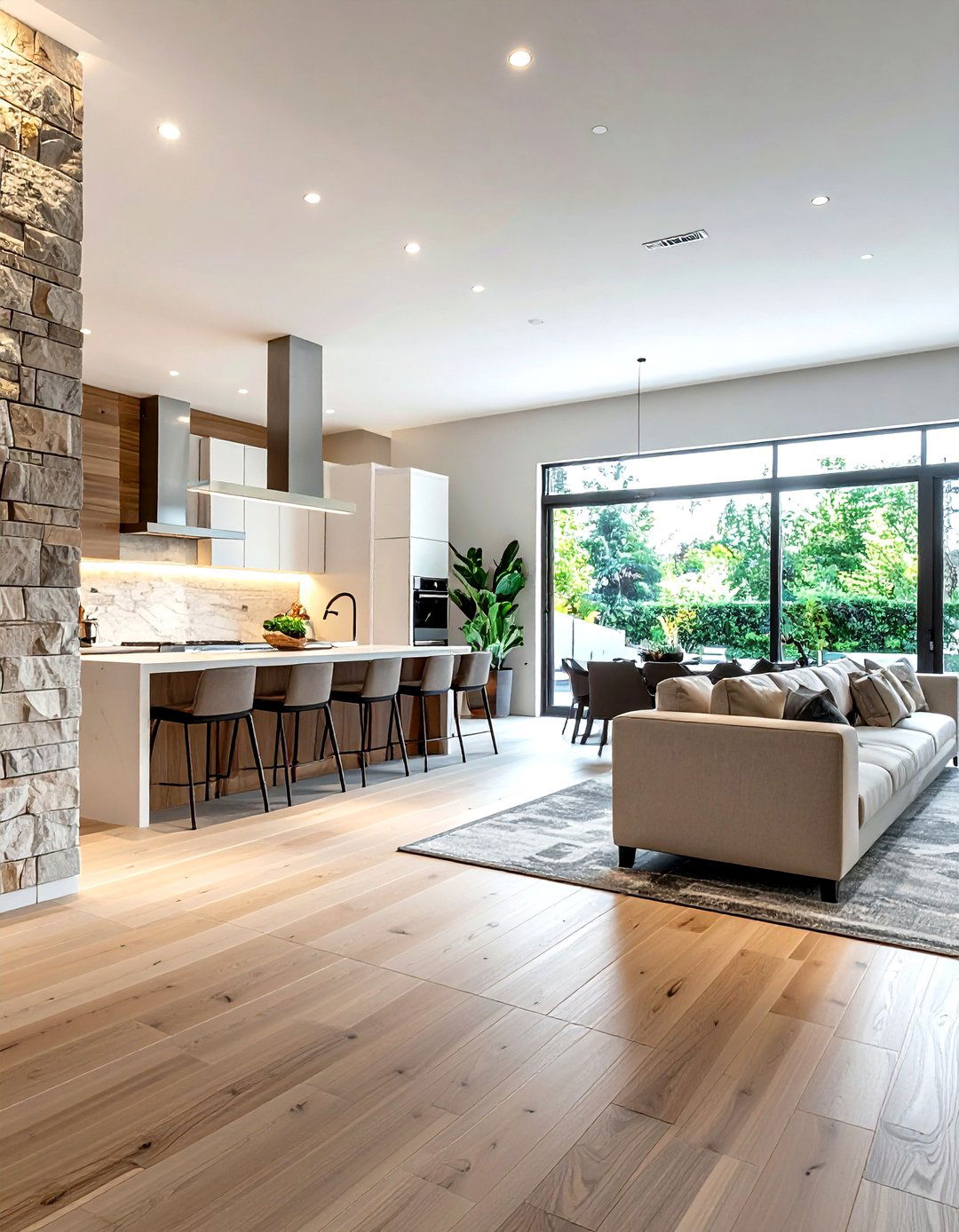 Open Concept Living Space - 30 quiet luxury decor ideas