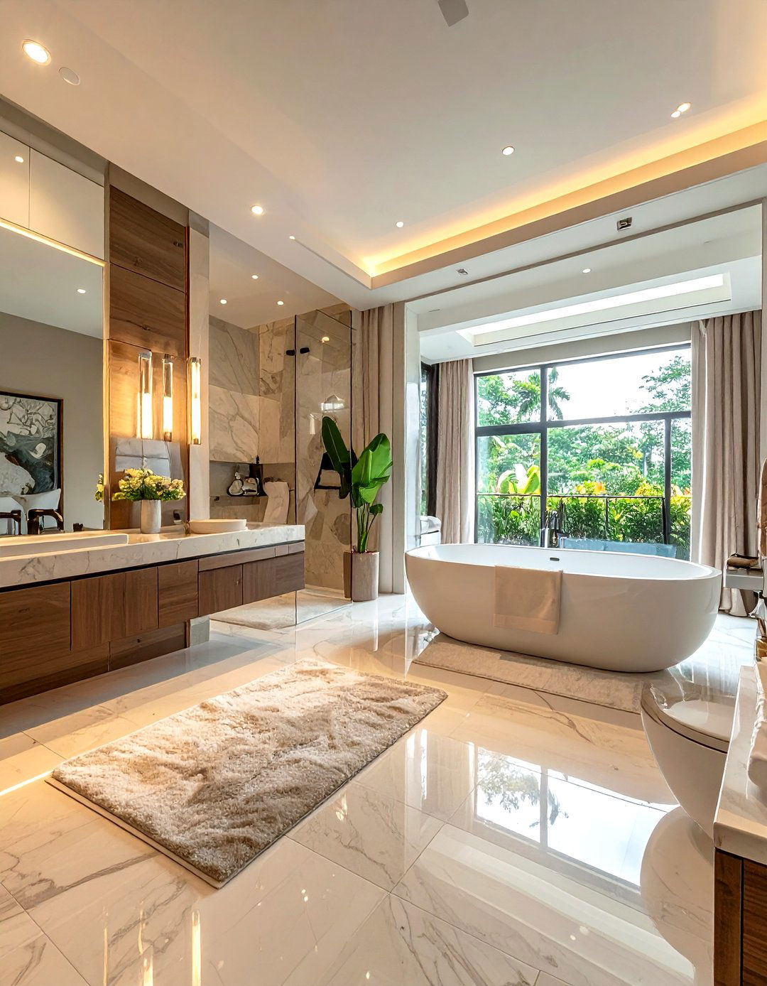 Open Concept Master Bathroom - 30 master suite ideas