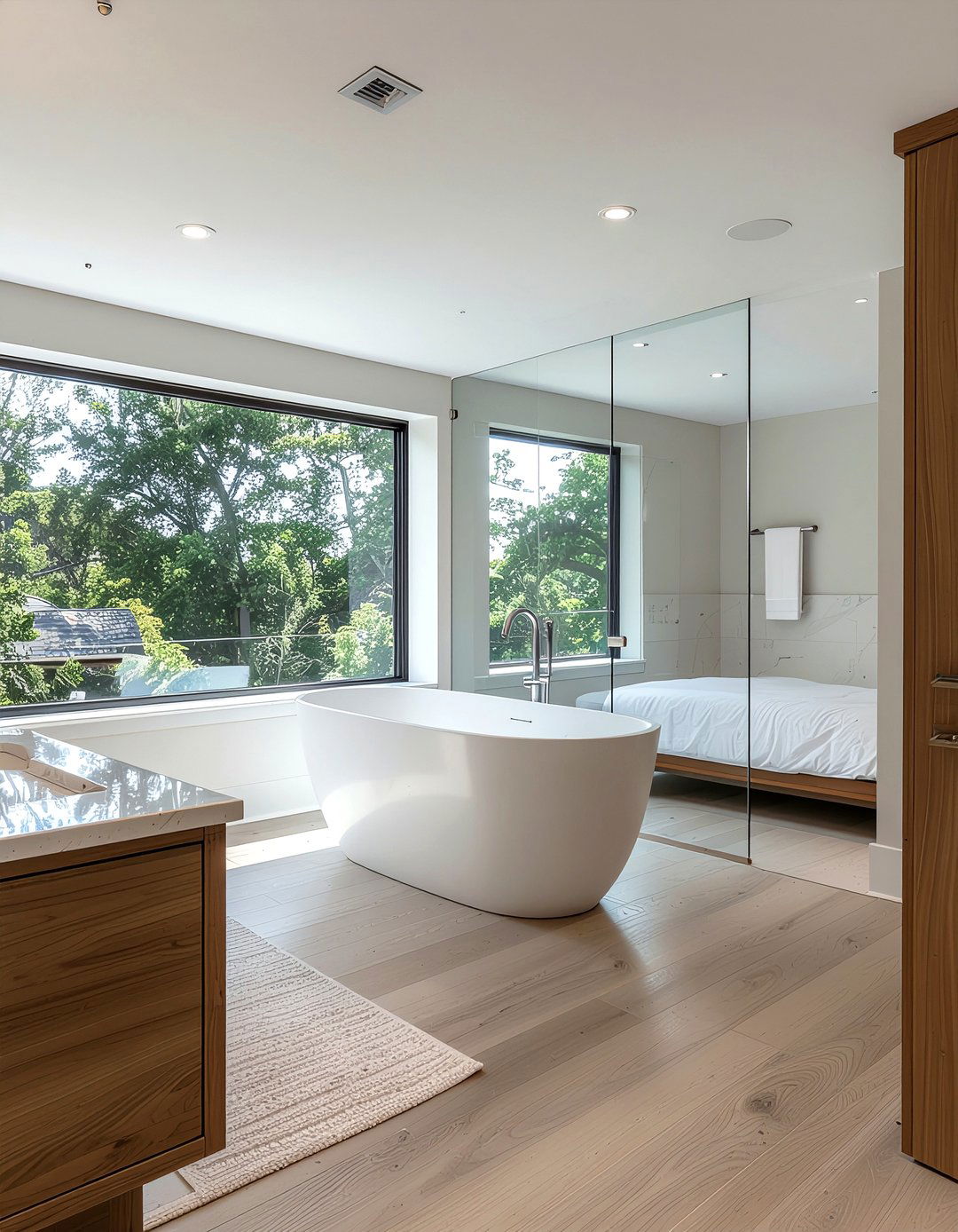 Open Concept Master Bathroom - 30 bathroom goals ideas