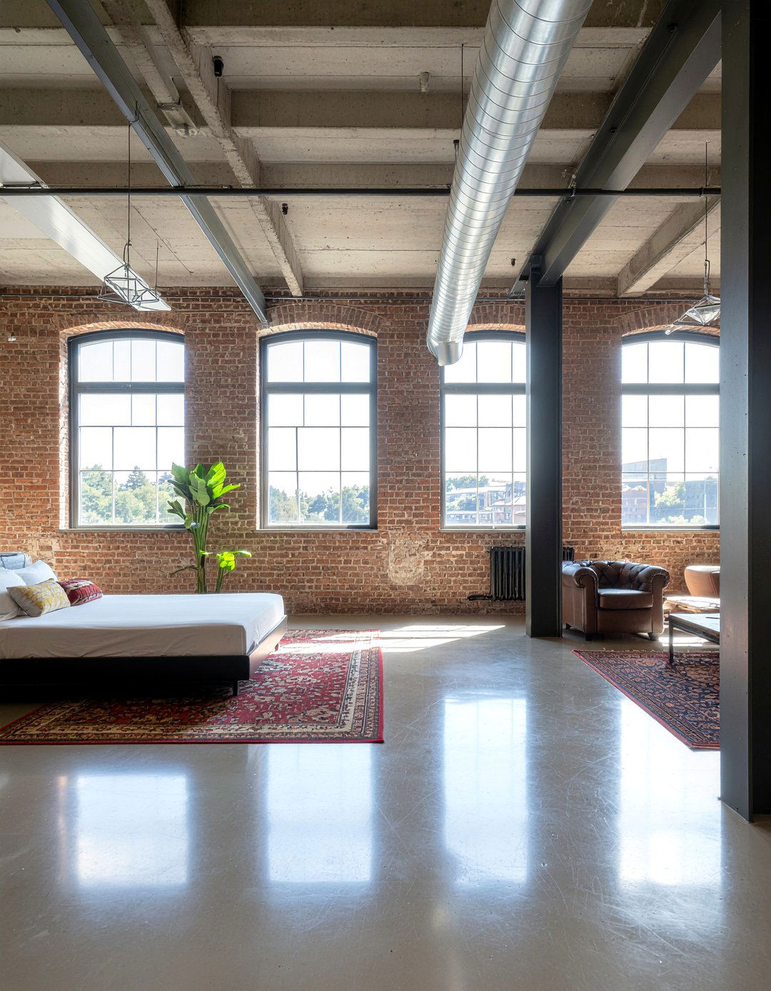 Open Concept Master Suite - 30 warehouse bedroom ideas