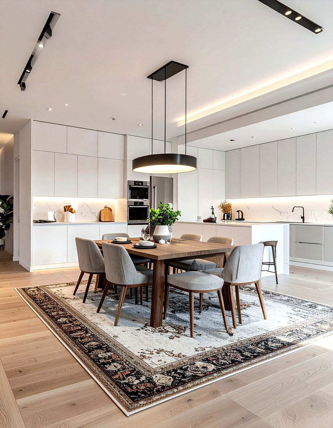 Open Concept Square Dining Room - 30 square dining room ideas