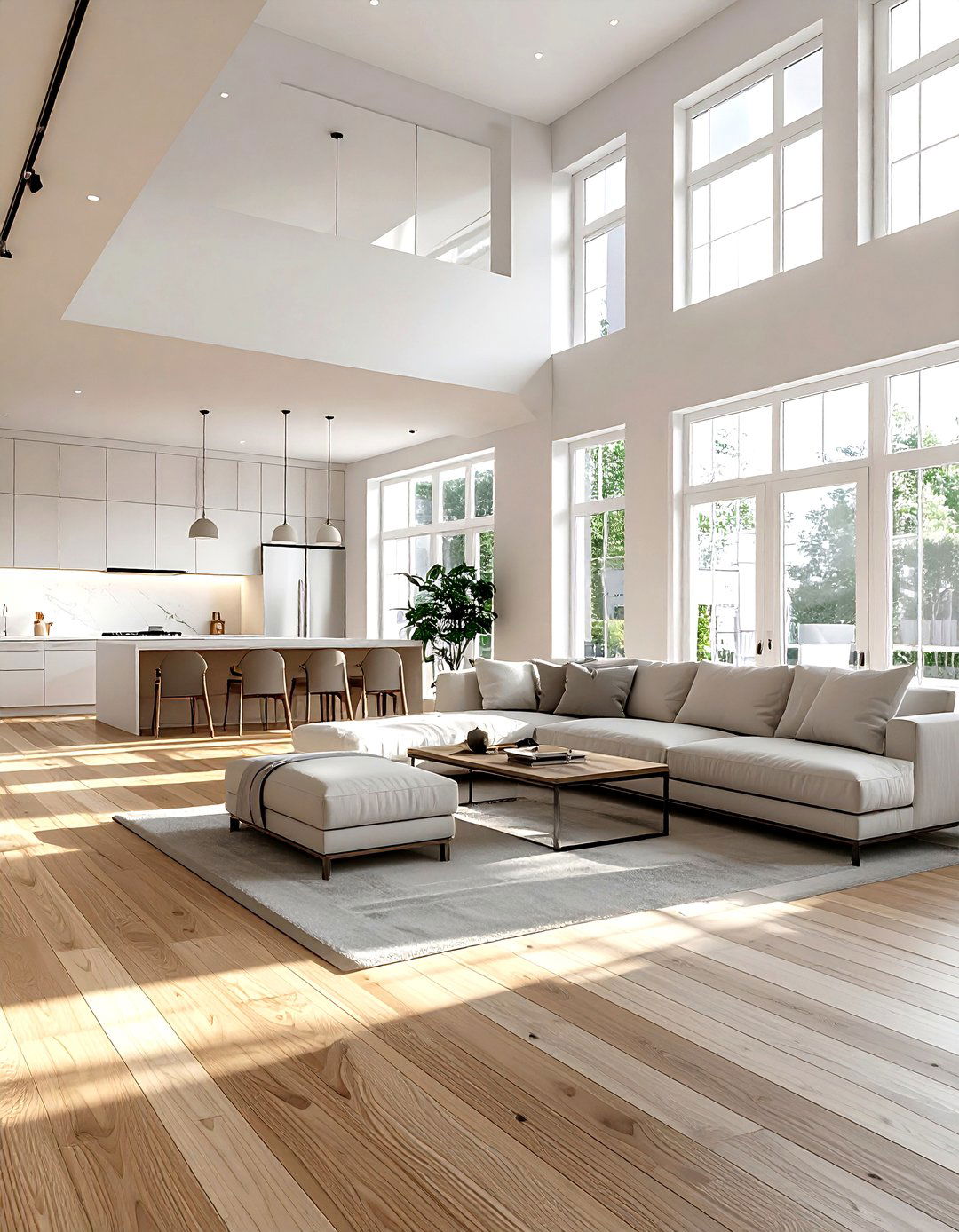 Open Floor Plan - 30 living room natural lighting ideas