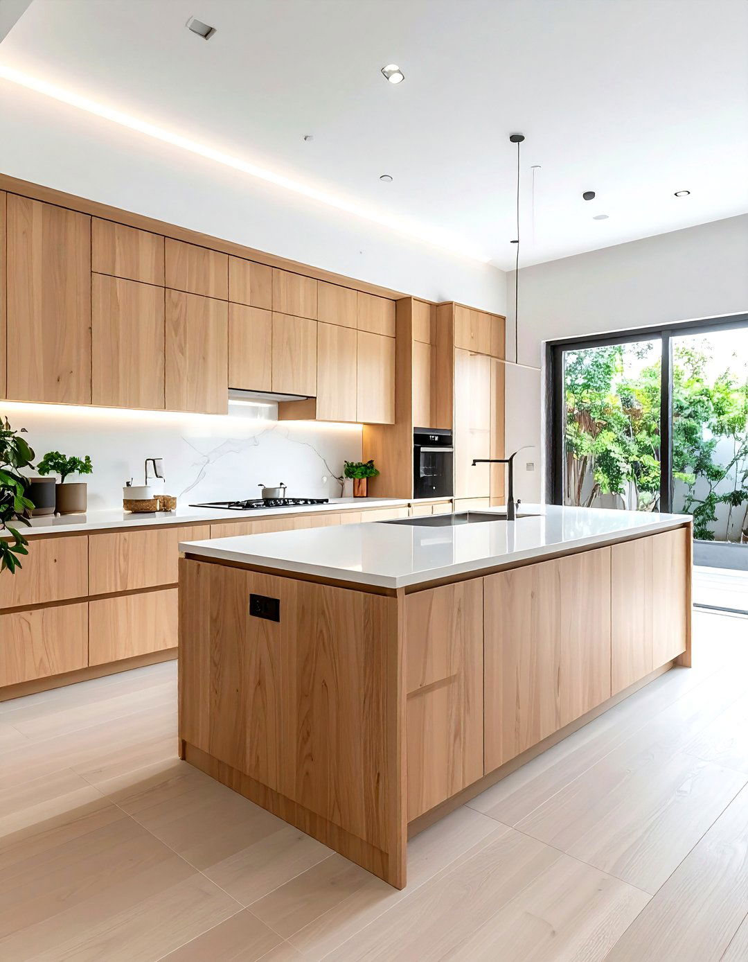 Open Floor Plan Kitchen - 30 Japanese minimalist decor ideas