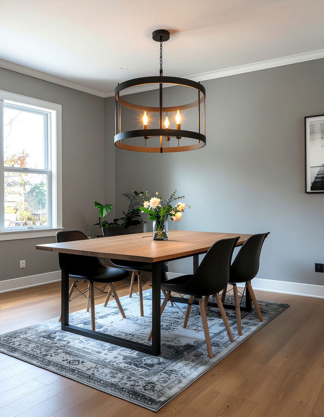 Open Frame Drum Chandelier - 30 drum chandelier dining room ideas