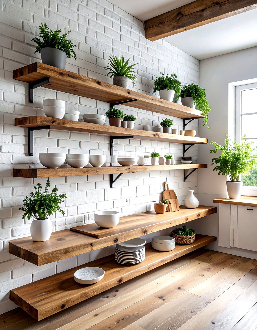 Open Kitchen Shelving - 30 kitchen design ideas