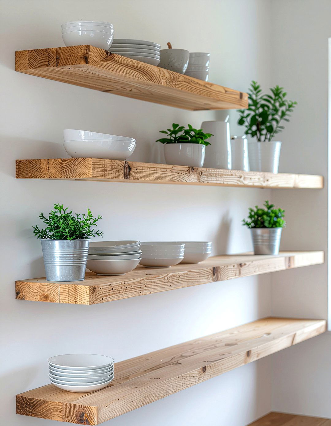 Open Kitchen Shelving - 30 practical kitchen ideas