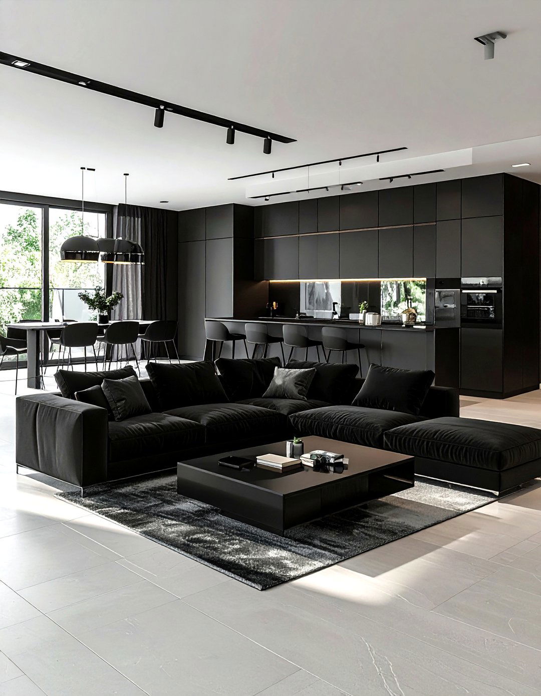 30 Black Living Room Furniture Ideas for a Sleek Modern Home