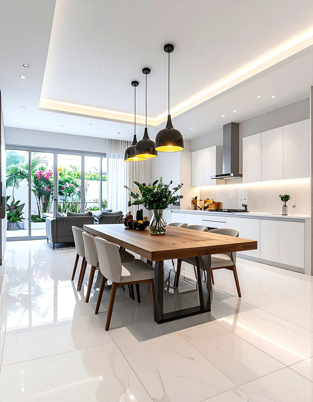 Open Plan Dining Room - 30 Puerto Rican dining room ideas