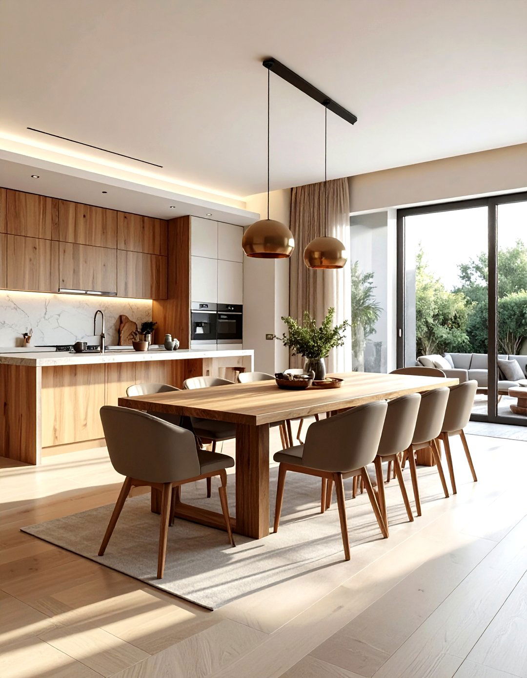 Open Plan Dining Room - 30 minimalist dining room ideas