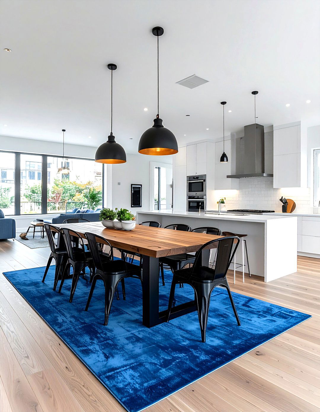 Open Plan Kitchen Dining Area - 30 dining room furniture layout