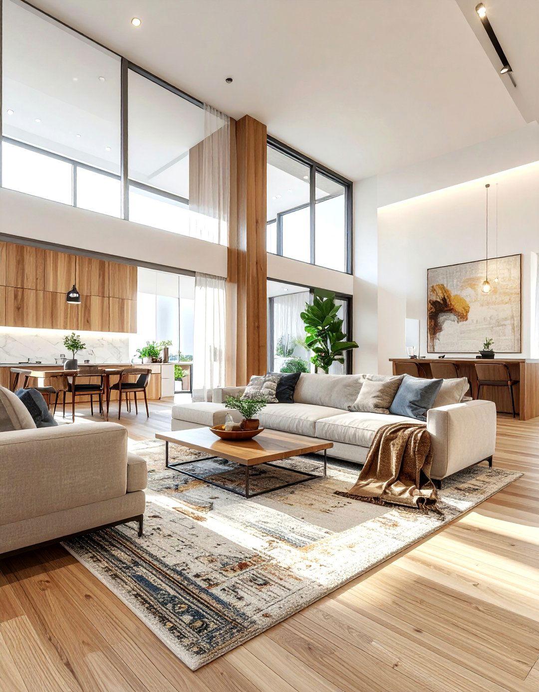 Open Plan Layout - 30 new build decor ideas