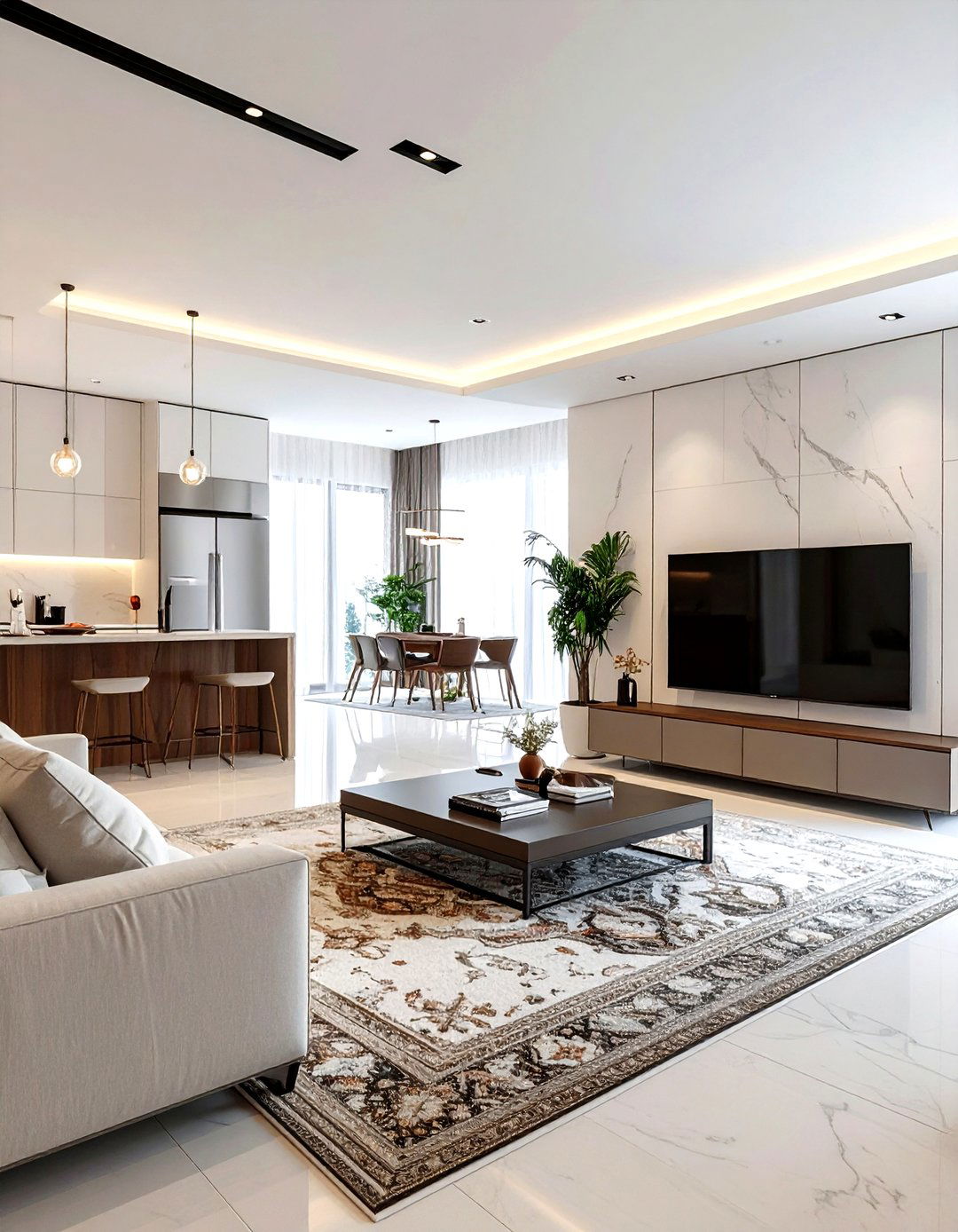 Open Plan Living Room Tv - 30 living room tv ideas