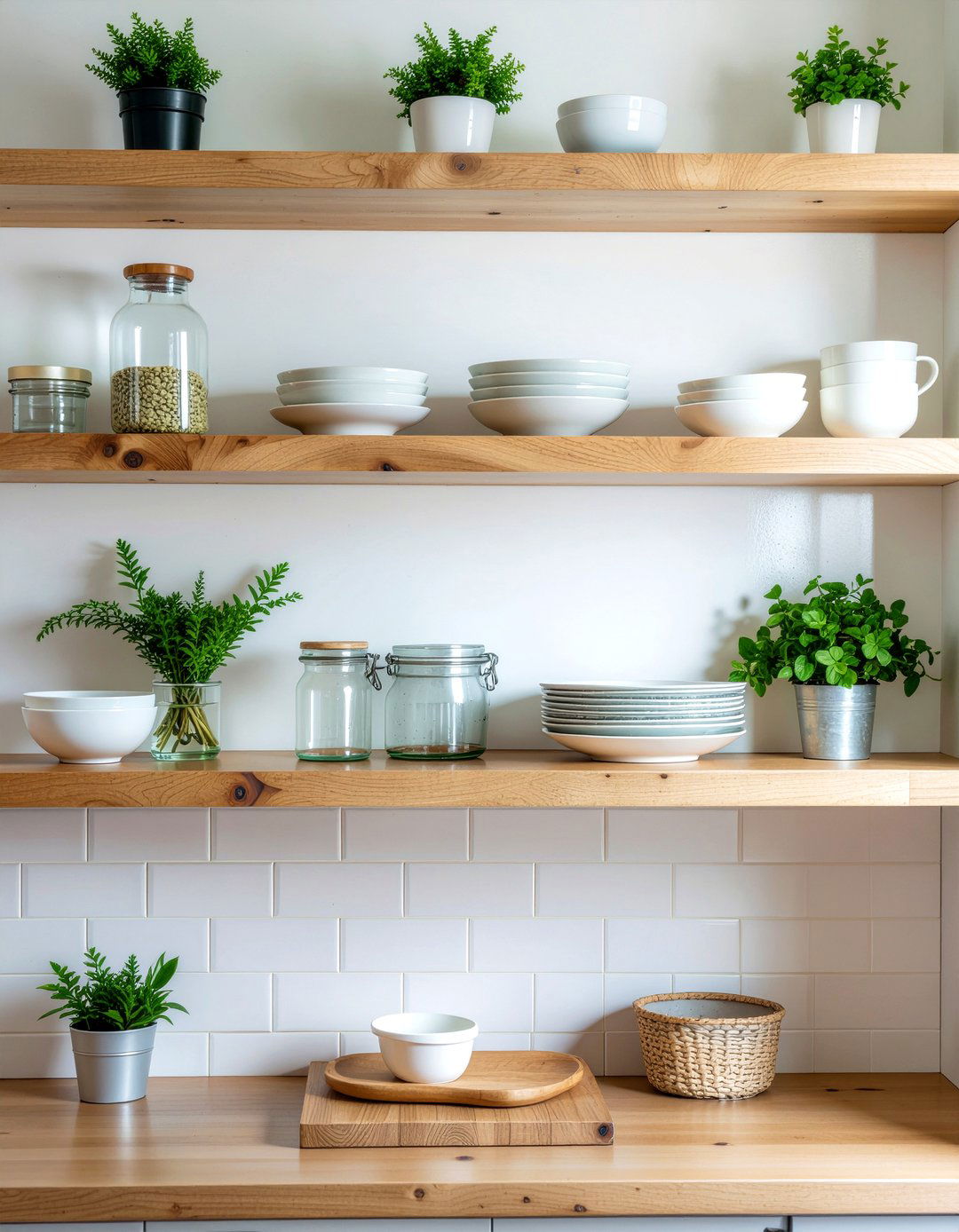 Open Shelf Kitchen - 30 open floor plan kitchen ideas